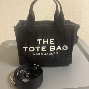 Marc Jacobs Black Canvas Tote